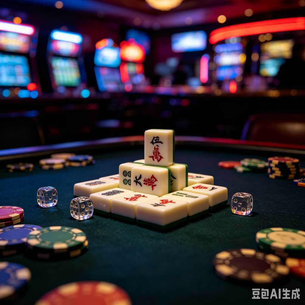 retro text mahjong tiles
